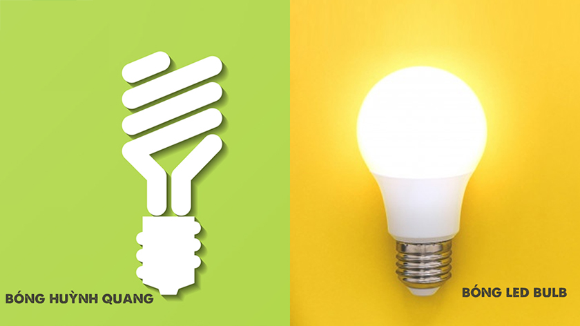 Đèn huỳnh quang và đèn LED