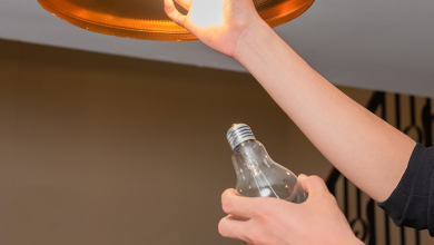 Lắp đặt bóng đèn LED tròn