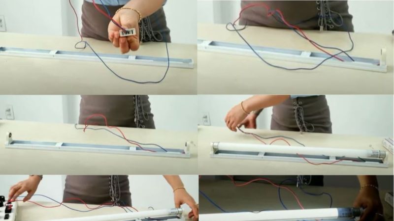 Lưu ý khi đấu đèn tuýp LED tại nhà