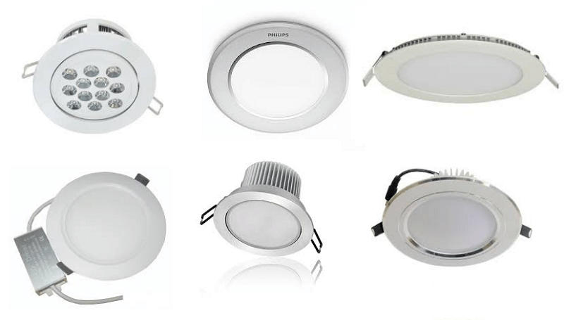 Một số sản phẩm đèn LED âm trần được ưa chuộng 